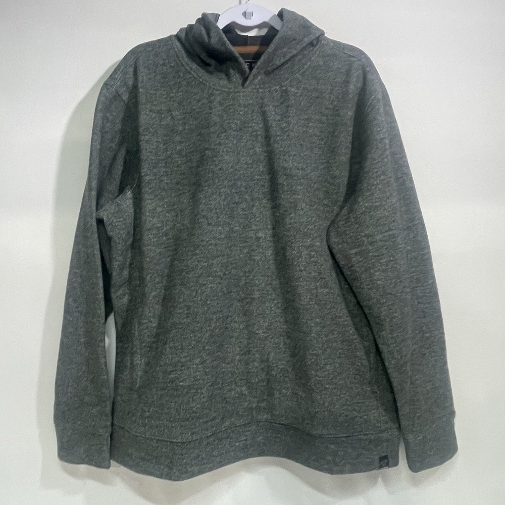JACHS New York - Soft Wool Blend Pullover Gray Hoodie Mens Large